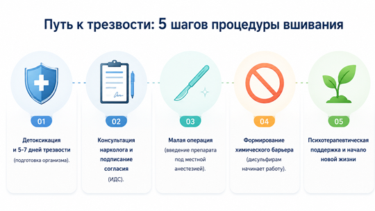 dшивание ампулы от алкоголя: как проходит кодировка этапы